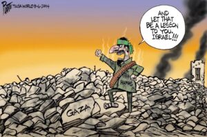 Hamas terrorist threatening israelis
